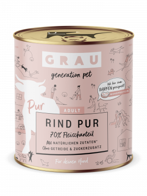 GRAU Rind Pur 800g